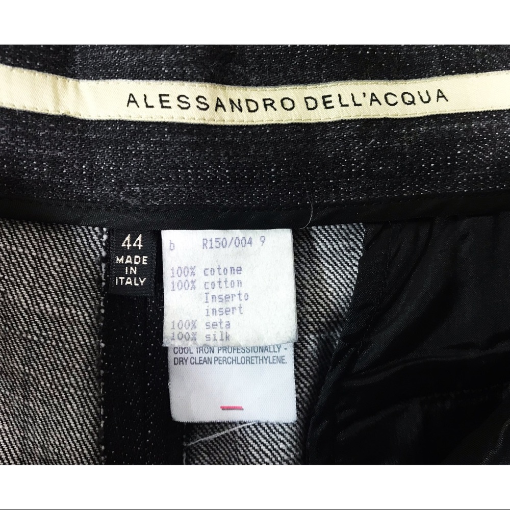 Alessandro Dell'Acqua Bell Bottom Denim Jeans Pant - Picture 5 of 8